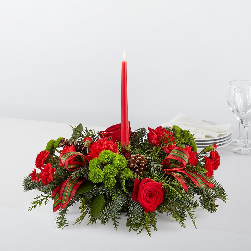 By the Candlelight Centerpiece – Colonial Floral Fascinations, Georgetown SC