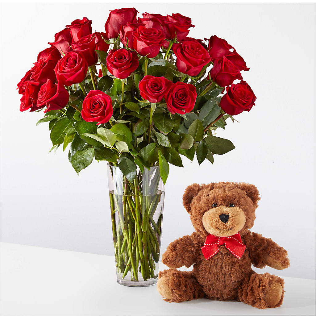 Romantic Long Stem Red Rose Bouquet Bundles – Colonial Floral Fascinations, Georgetown SC