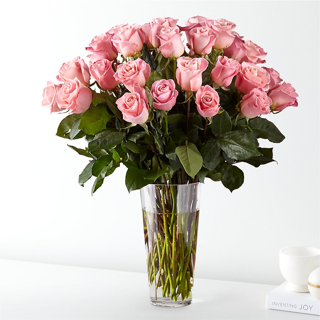 Long Stem Pink Rose Bouquet – Colonial Floral Fascinations, Georgetown SC