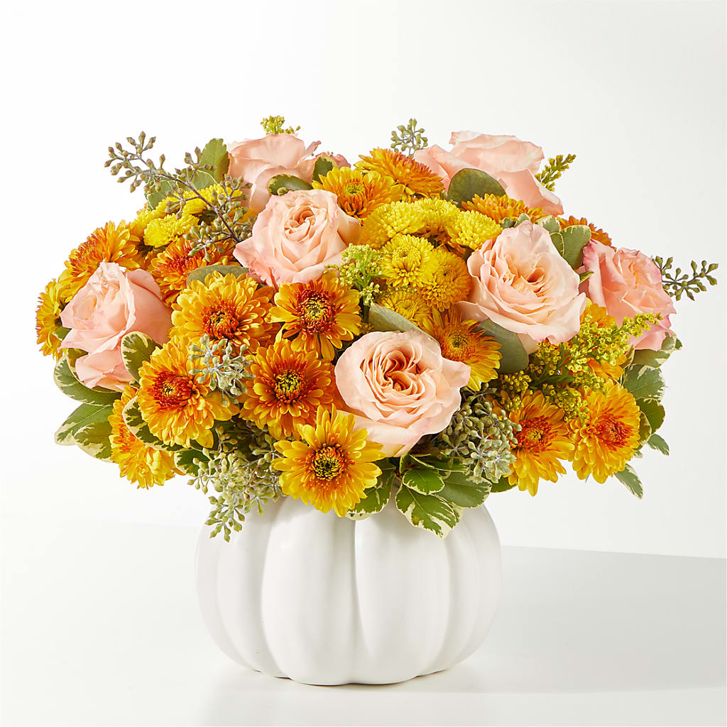 Peachy Pumpkin – Colonial Floral Fascinations, Georgetown SC