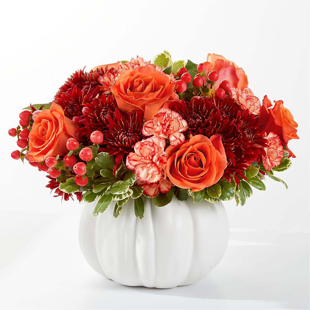 Autumn Air Pumpkin Bouquet – Colonial Floral Fascinations, Georgetown SC