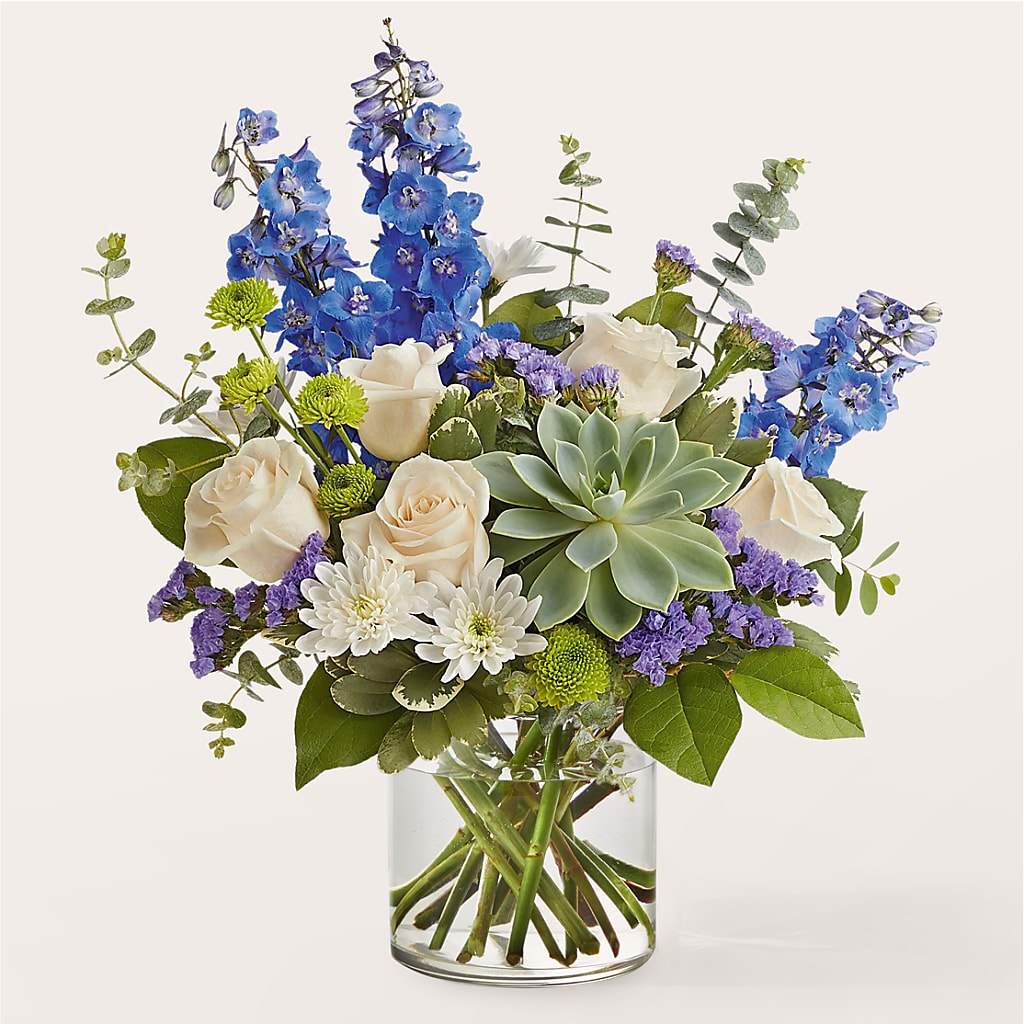 Cerulean Waves Bouquet – Colonial Floral Fascinations, Georgetown SC