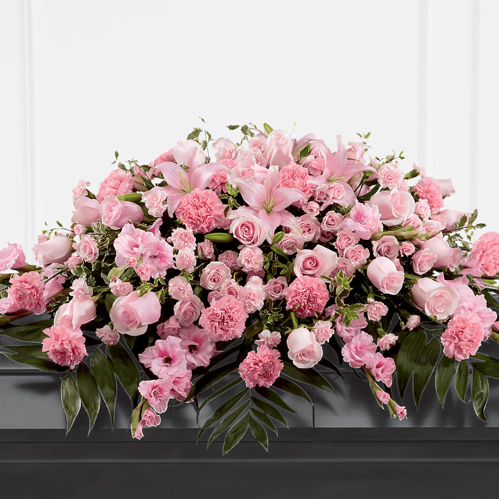 Garden of Comfort Casket Spray (Standard) – Colonial Floral Fascinations, Georgetown SC