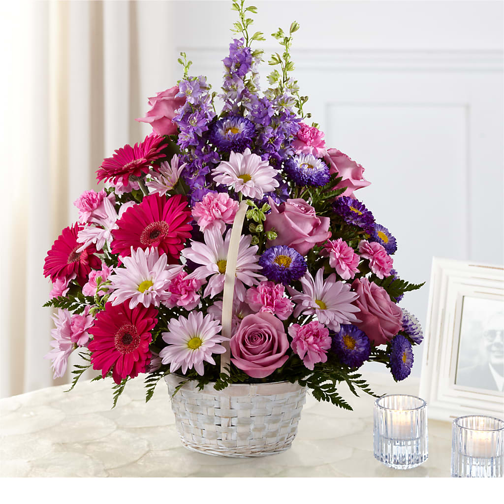 Pastel Peace Basket – Colonial Floral Fascinations, Georgetown SC
