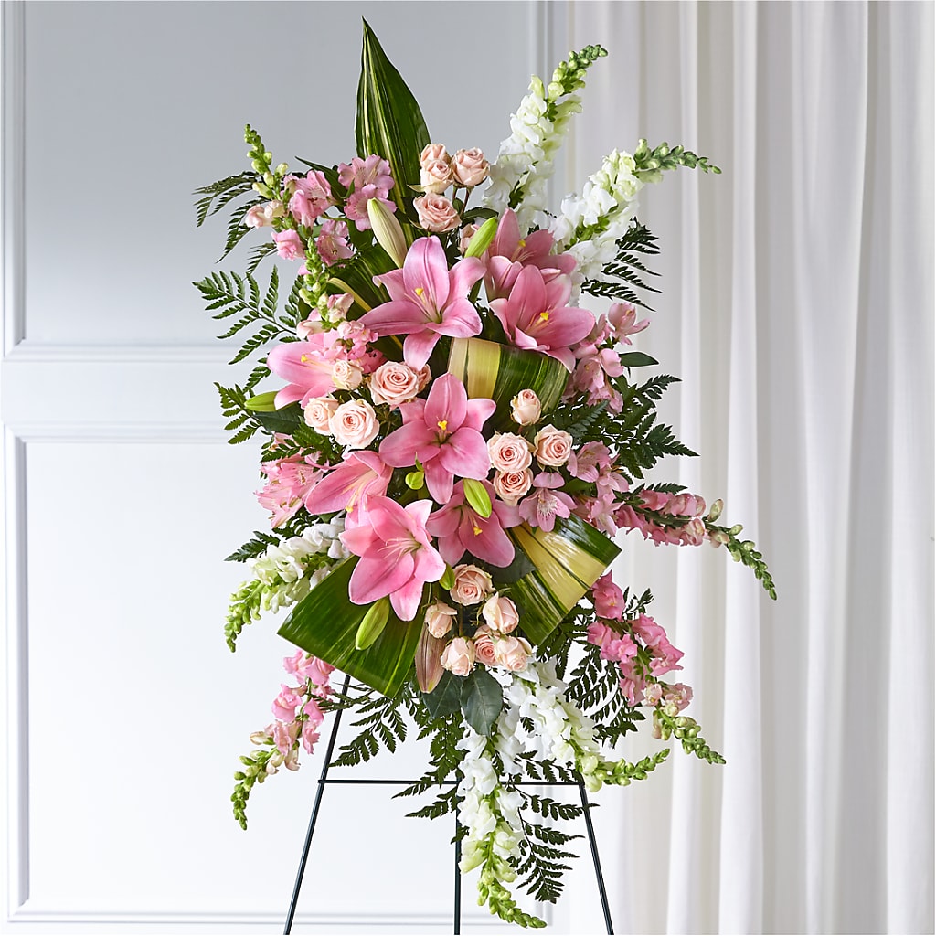 Elegant Embrace Standing Spray – Colonial Floral Fascinations, Georgetown SC