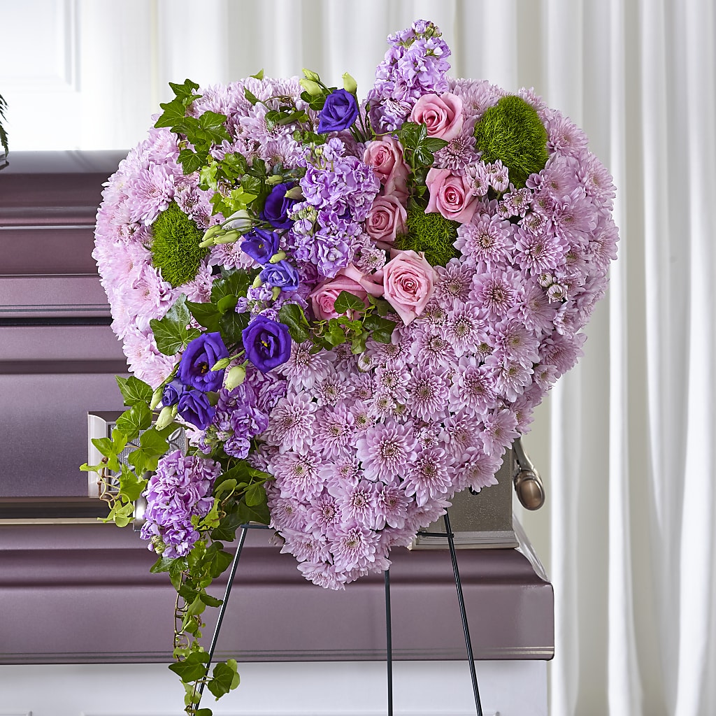 Treasured Love Standing Heart – Colonial Floral Fascinations, Georgetown SC