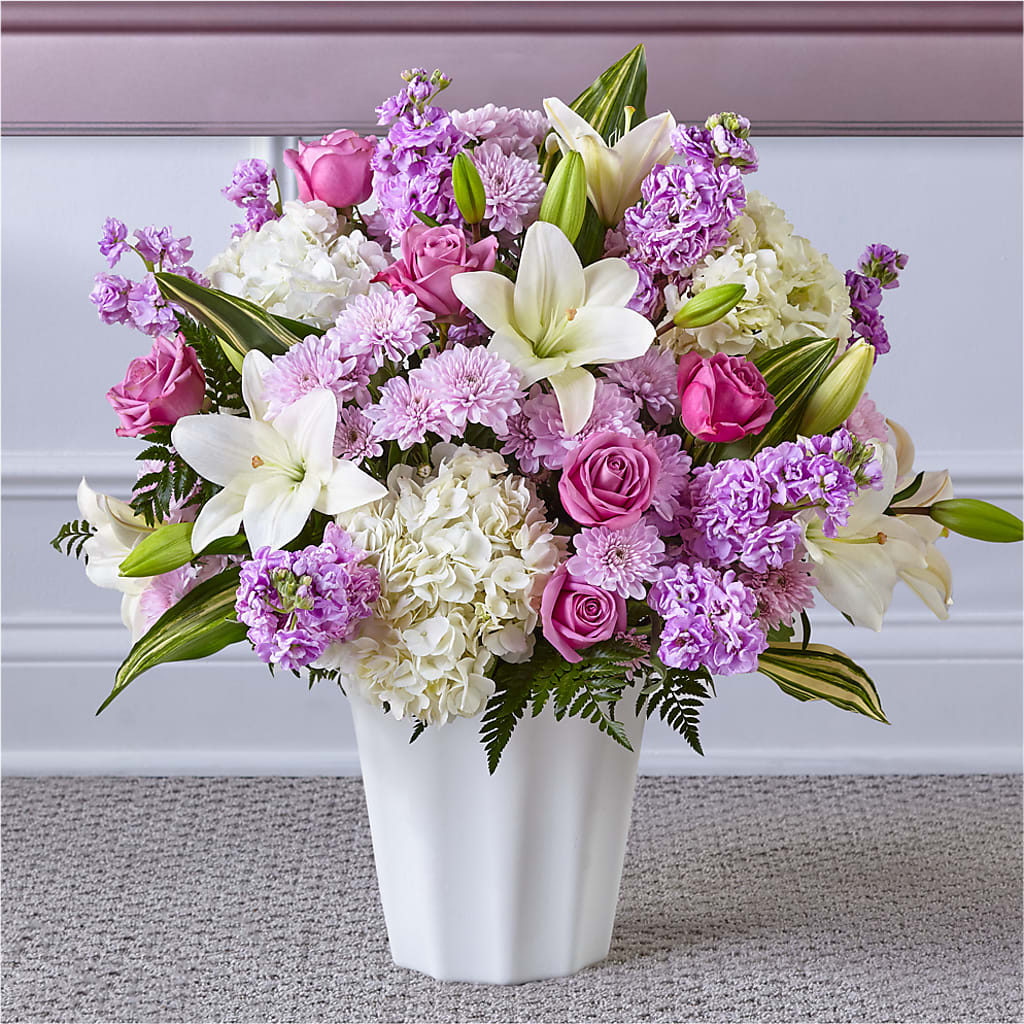 Heaven Sent Floor Basket – Colonial Floral Fascinations, Georgetown SC