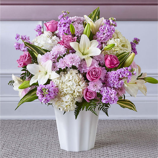 Heaven Sent Floor Basket – Colonial Floral Fascinations, Georgetown SC