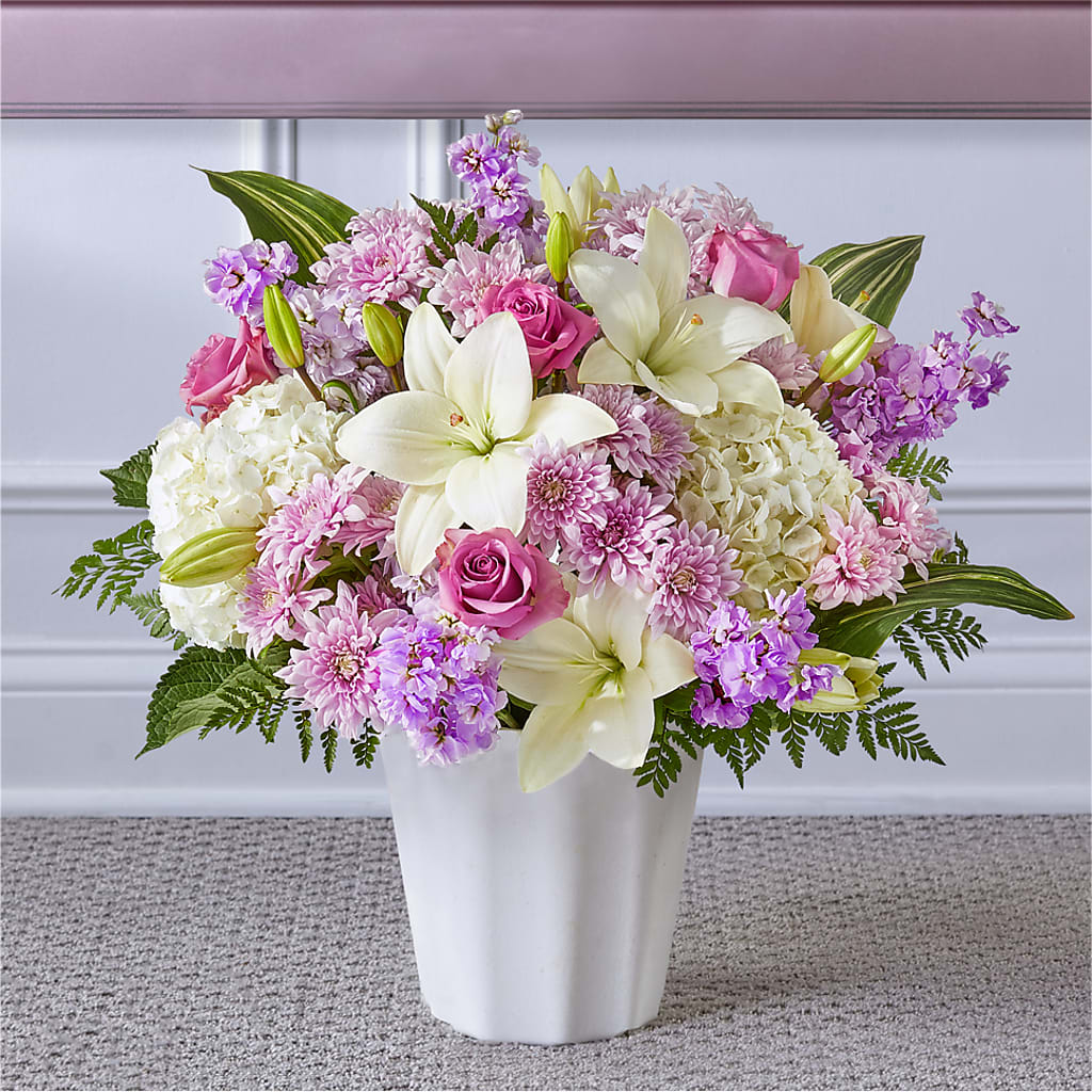 Heaven Sent Floor Basket – Colonial Floral Fascinations, Georgetown SC