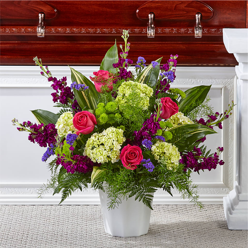 Beautiful Horizons Floor Basket – Colonial Floral Fascinations, Georgetown SC