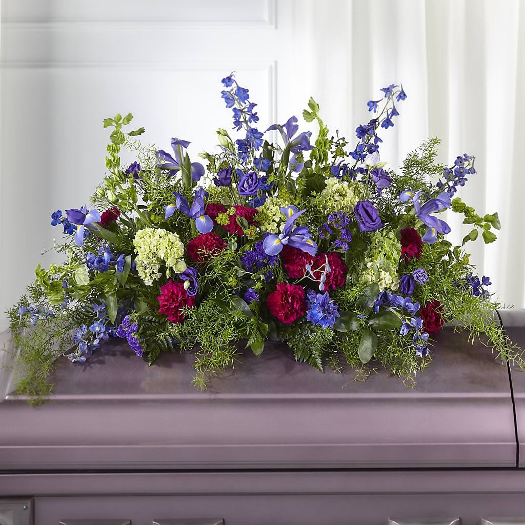 Always Treasured Casket Spray – Colonial Floral Fascinations, Georgetown SC