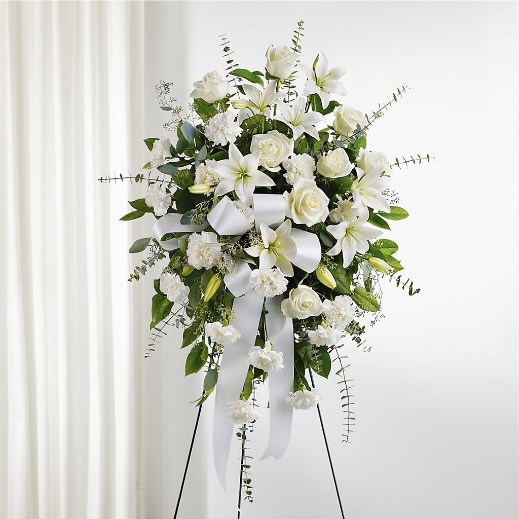 With Care Standing Spray – Colonial Floral Fascinations, Georgetown SC