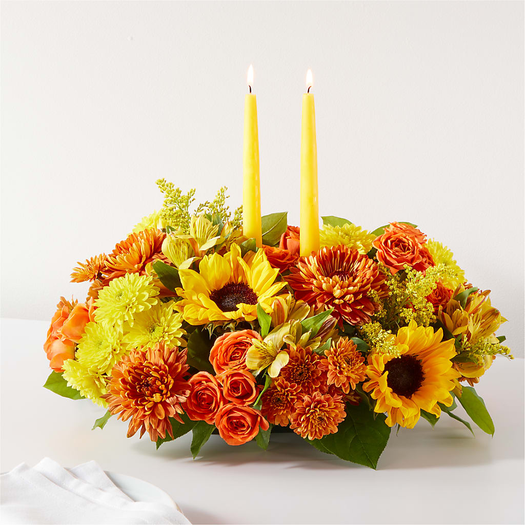 Autumn Harmony Centerpiece – Colonial Floral Fascinations, Georgetown SC