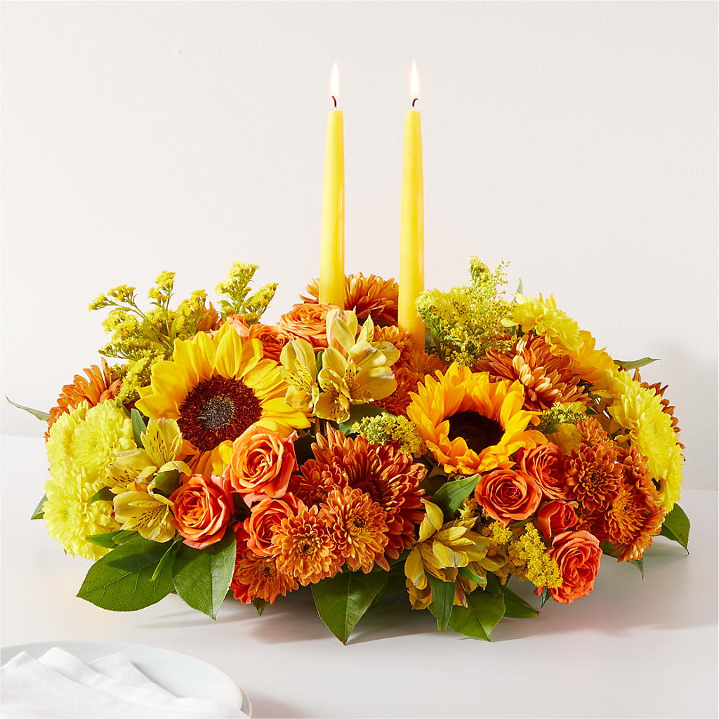 Autumn Harmony Centerpiece – Colonial Floral Fascinations, Georgetown SC