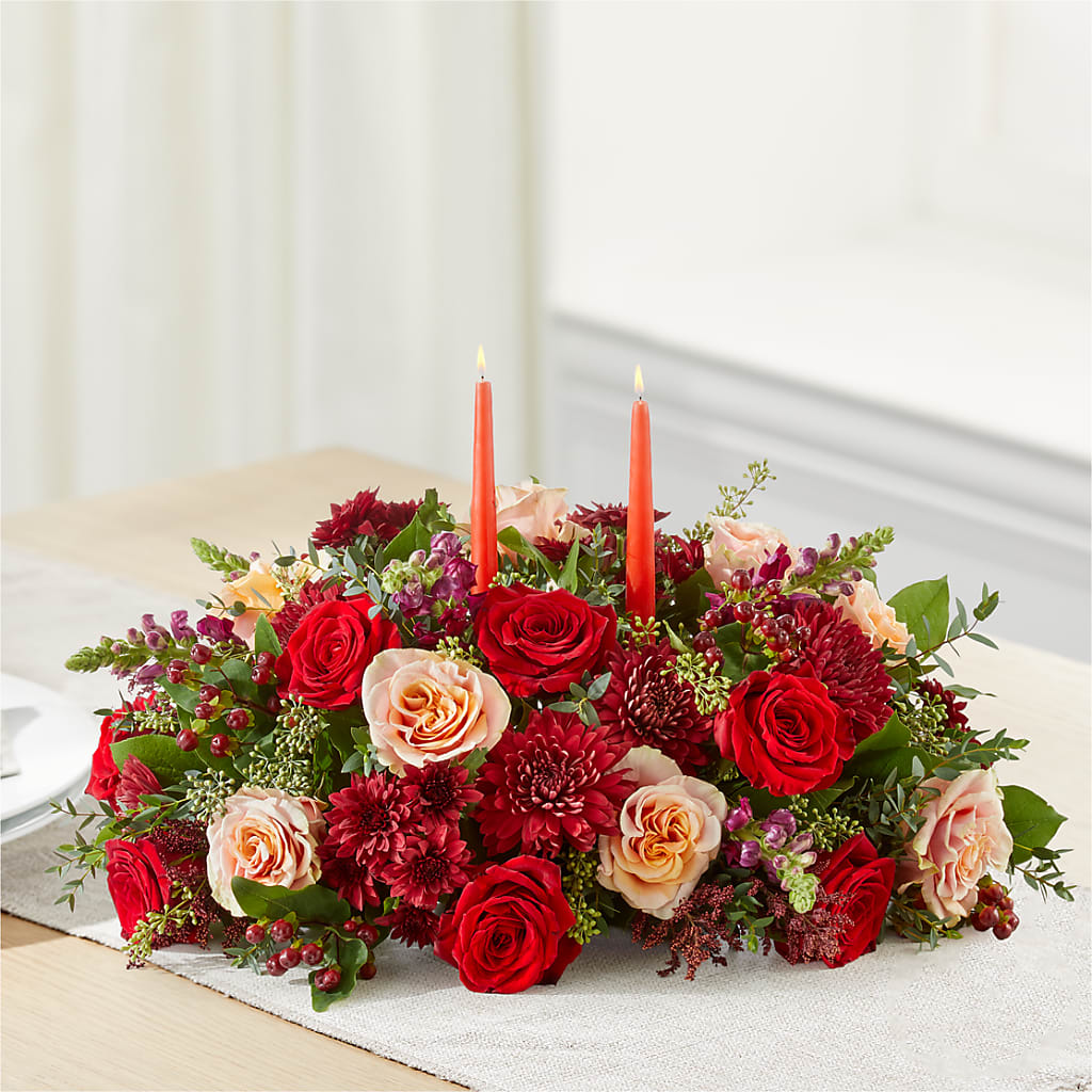 Most Thankful Centerpiece – Colonial Floral Fascinations, Georgetown SC