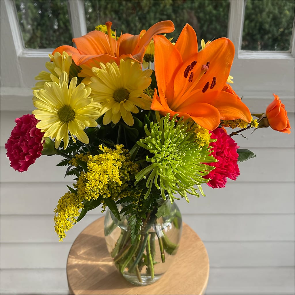 Bold & Bright – A Florist Original –  Colonial Floral Fascinations, Georgetown SC