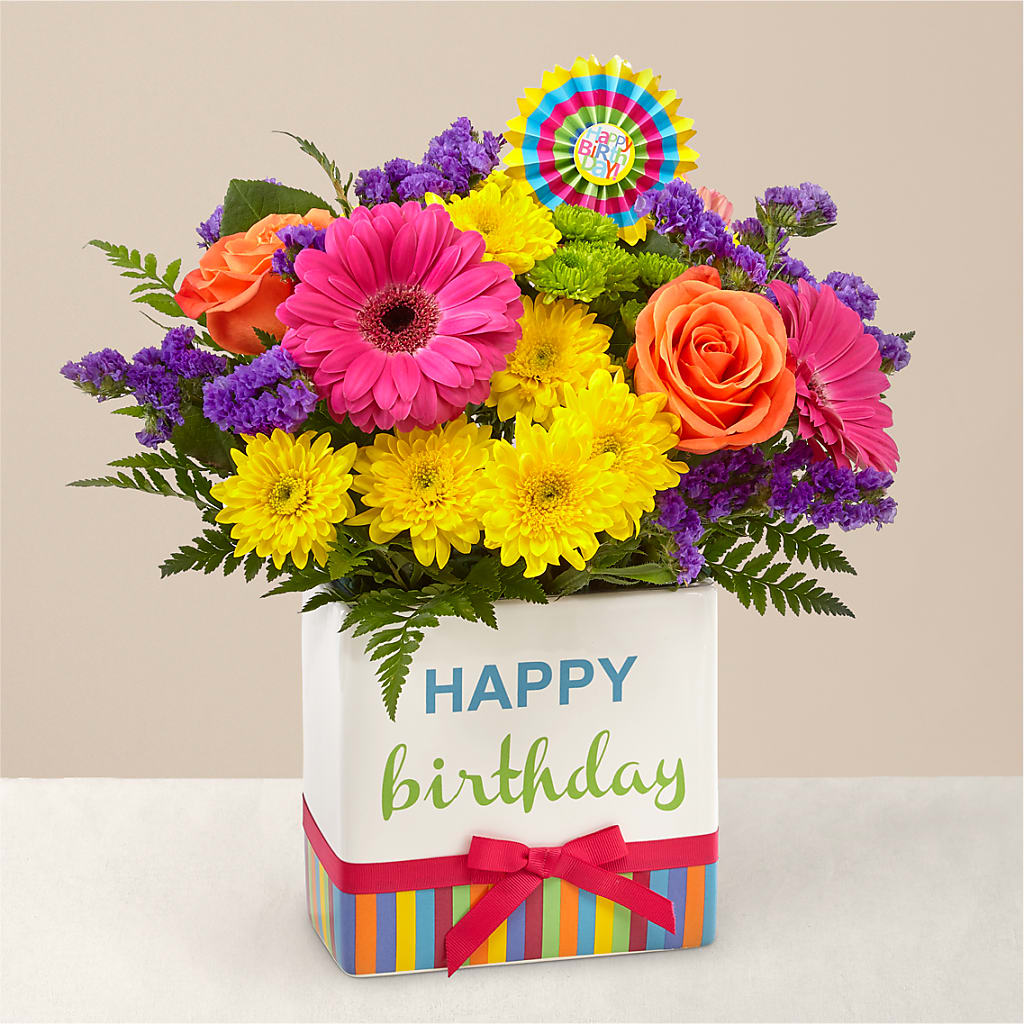 Birthday Brights Bouquet –  Colonial Floral Fascinations, Georgetown SC
