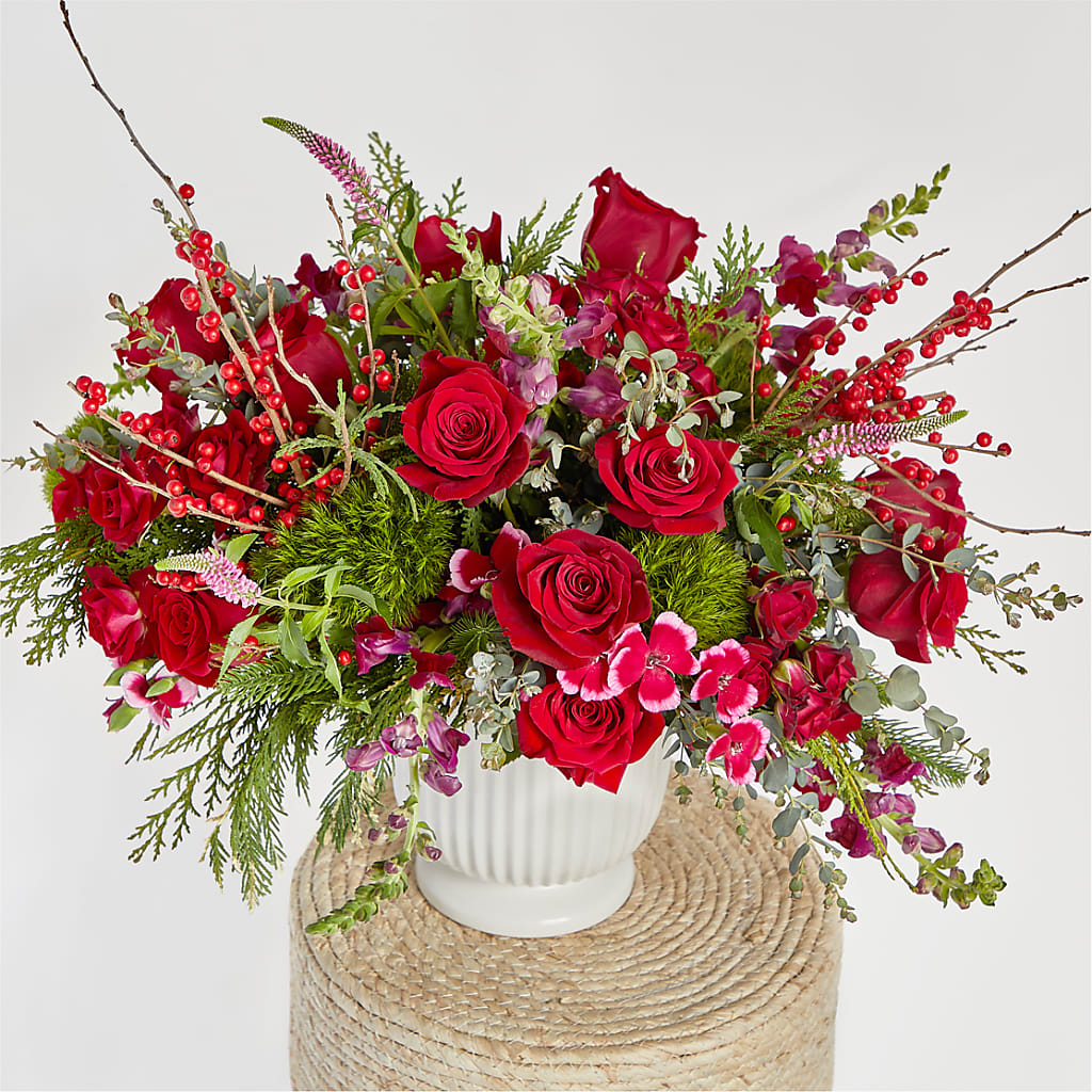Big Red Bow Bouquet –  Colonial Floral Fascinations, Georgetown SC