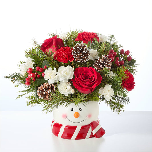 Jolly Snowman Bouquet –  Colonial Floral Fascinations, Georgetown SC