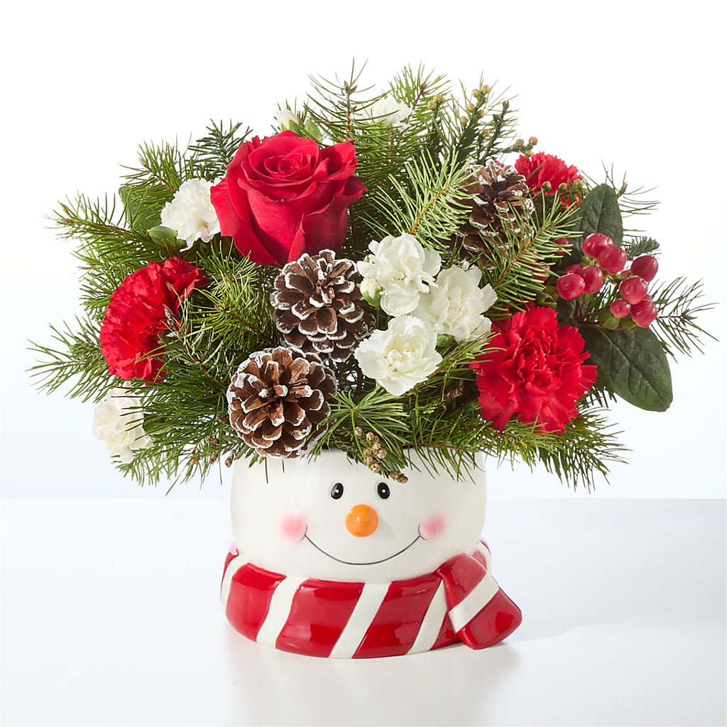 Jolly Snowman Bouquet –  Colonial Floral Fascinations, Georgetown SC