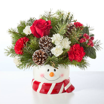 Jolly Snowman Bouquet –  Colonial Floral Fascinations, Georgetown SC