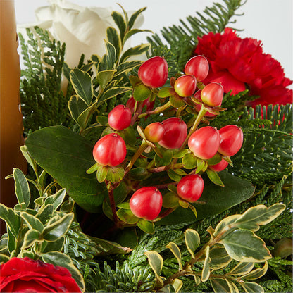 December Dreams Centerpiece –  Colonial Floral Fascinations, Georgetown SC