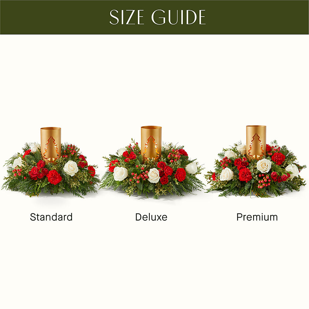 December Dreams Centerpiece –  Colonial Floral Fascinations, Georgetown SC