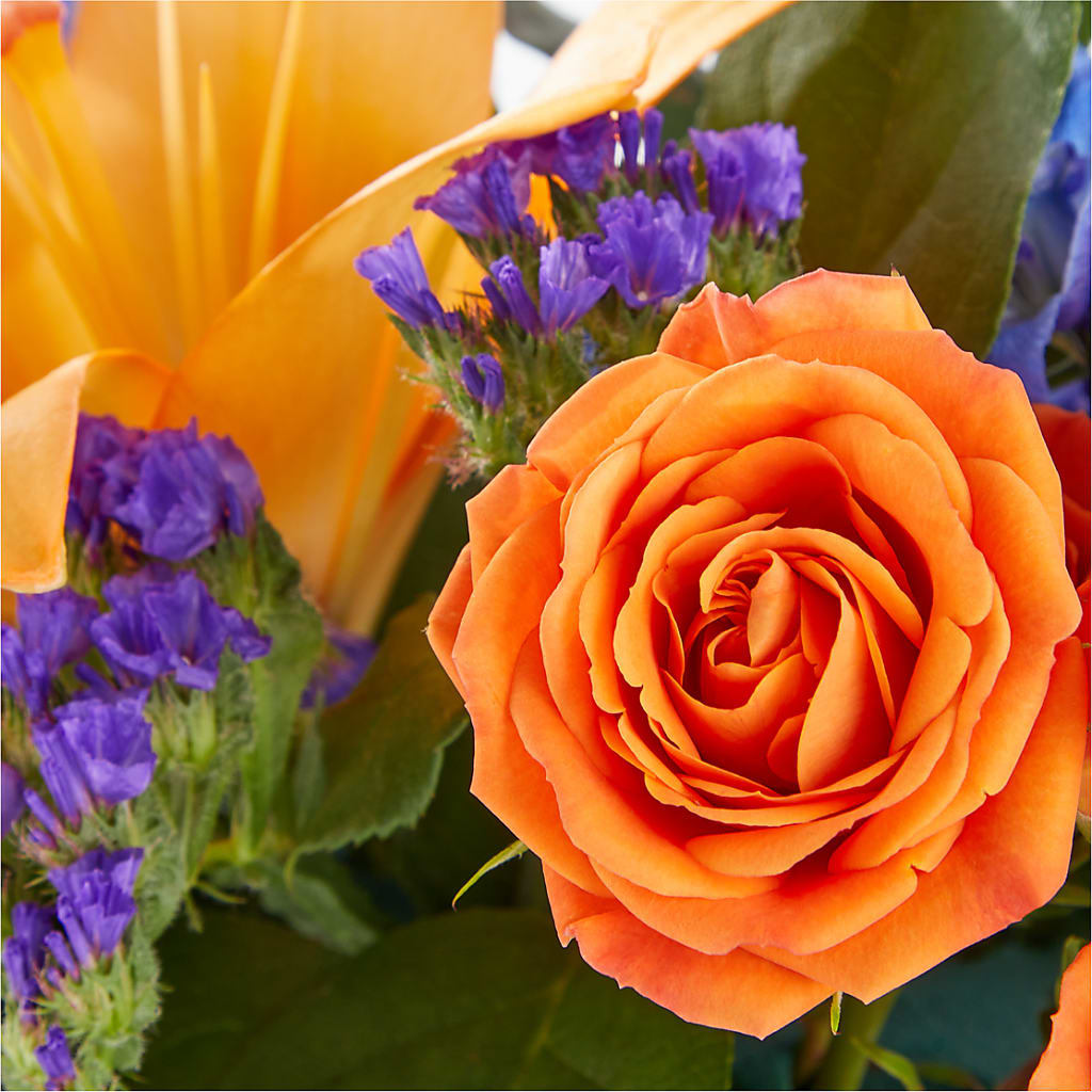 Radiant Citrus Box Bouquet –  Colonial Floral Fascinations, Georgetown SC