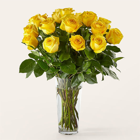 Long Stem Yellow Rose Bouquet –  Colonial Floral Fascinations, Georgetown SC