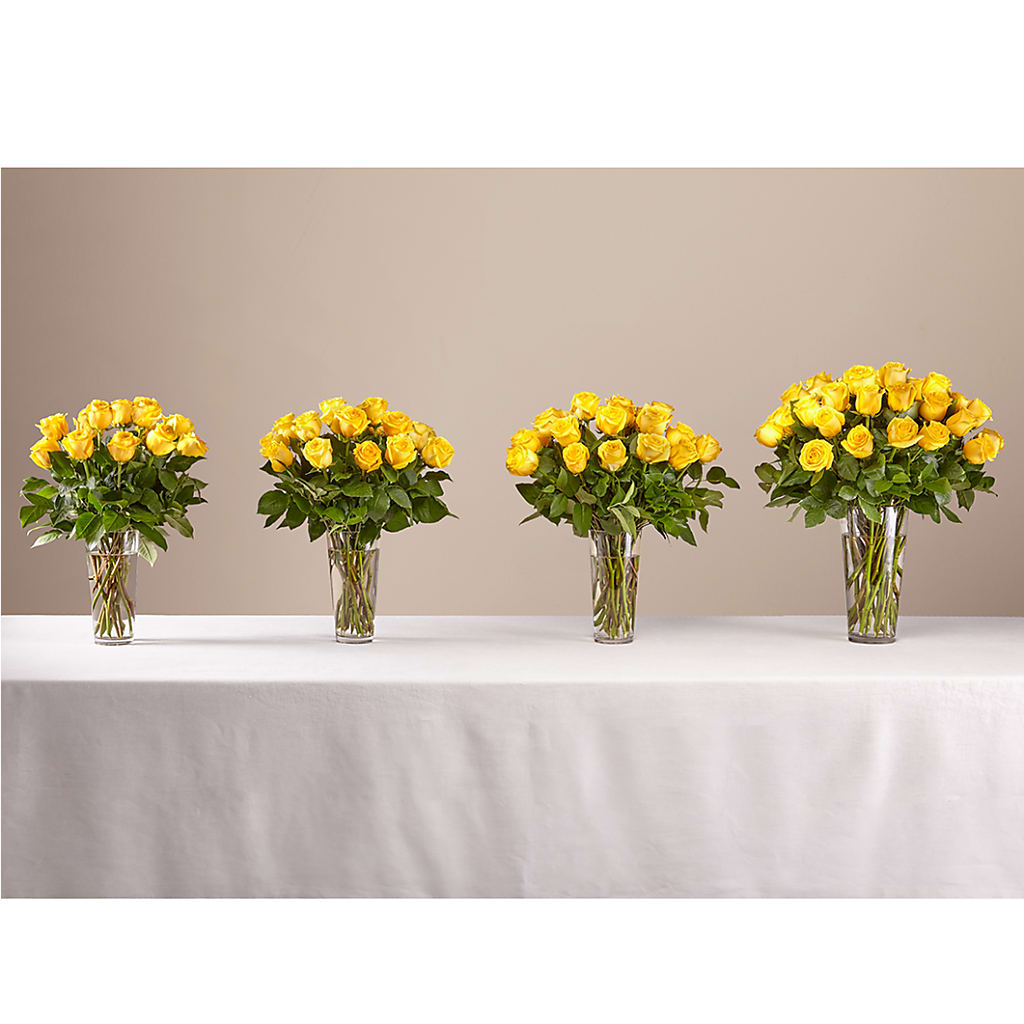 Long Stem Yellow Rose Bouquet –  Colonial Floral Fascinations, Georgetown SC