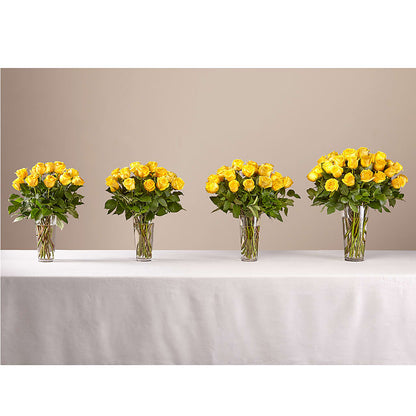 Long Stem Yellow Rose Bouquet –  Colonial Floral Fascinations, Georgetown SC