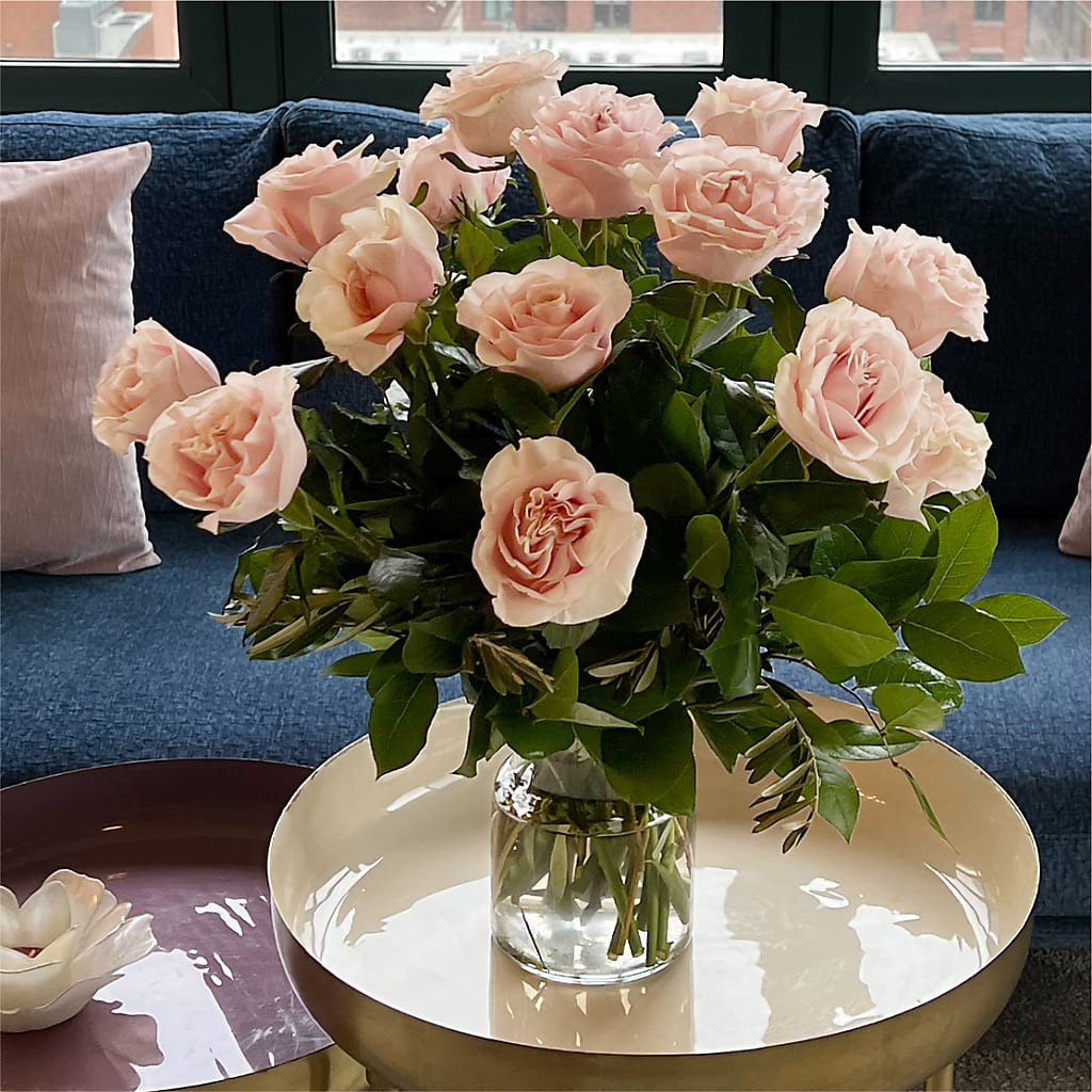 Long Stem Pink Rose Bouquet –  Colonial Floral Fascinations, Georgetown SC