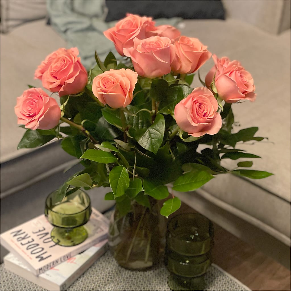 Long Stem Pink Rose Bouquet –  Colonial Floral Fascinations, Georgetown SC