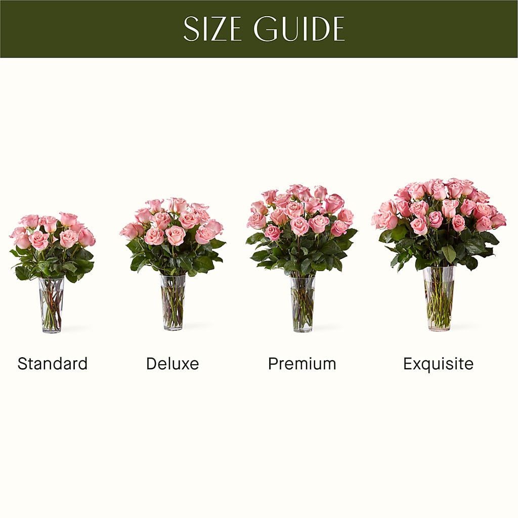 Long Stem Pink Rose Bouquet –  Colonial Floral Fascinations, Georgetown SC