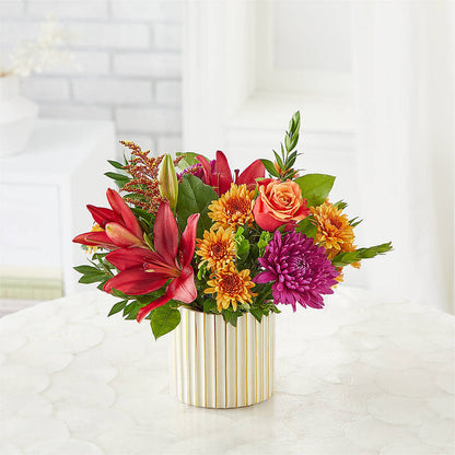Burgundy Landscape Bouquet –  Colonial Floral Fascinations, Georgetown SC