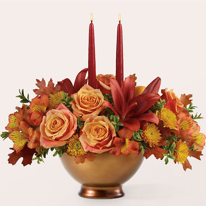 Harvest Table Centerpiece –  Colonial Floral Fascinations, Georgetown SC