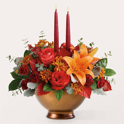 Fruits of Fall Centerpiece –  Colonial Floral Fascinations, Georgetown SC