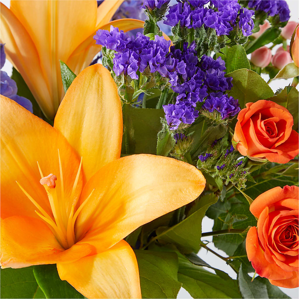 Radiant Citrus Bouquet –  Colonial Floral Fascinations, Georgetown SC