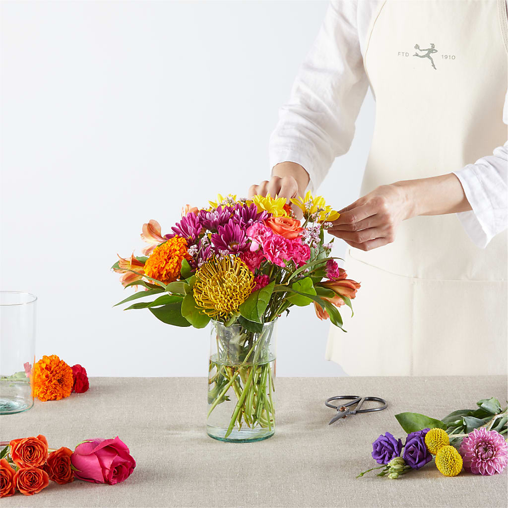 Feast of Color – A Florist Original –  Colonial Floral Fascinations, Georgetown SC