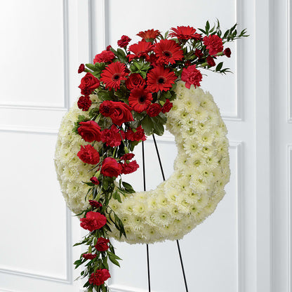 Graceful Tribute Wreath –  Colonial Floral Fascinations, Georgetown SC