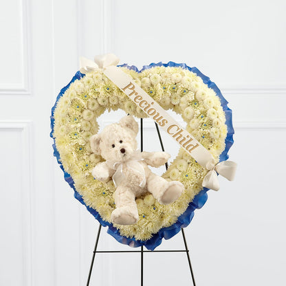 Precious Child Standing Heart –  Colonial Floral Fascinations, Georgetown SC