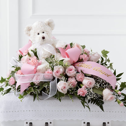 Touch of Sympathy Casket Spray –  Colonial Floral Fascinations, Georgetown SC