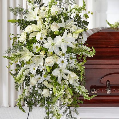 Loving Thoughts Standing Spray –  Colonial Floral Fascinations, Georgetown SC
