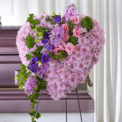 Treasured Love Standing Heart –  Colonial Floral Fascinations, Georgetown SC