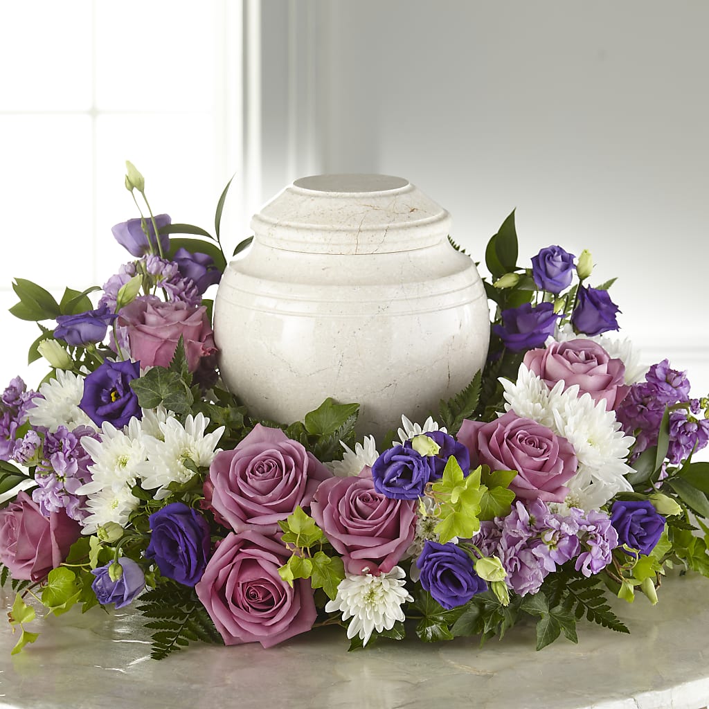 Blooming Sympathy Cremation Adornment –  Colonial Floral Fascinations, Georgetown SC
