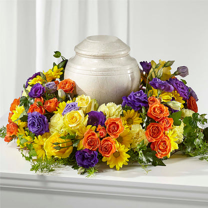 Blossoms of Remembrance Cremation Adornment –  Colonial Floral Fascinations, Georgetown SC