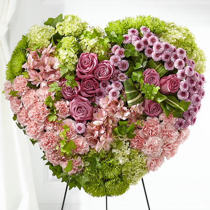 Heartwarming Standing Heart –  Colonial Floral Fascinations, Georgetown SC