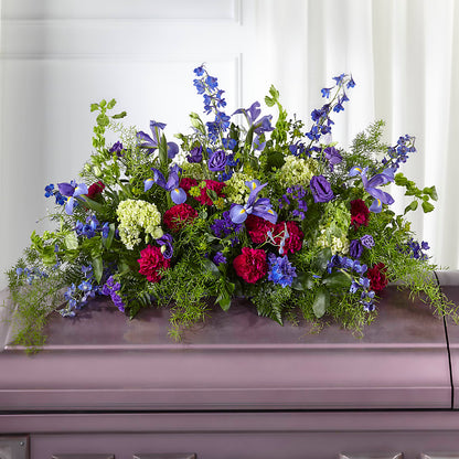 Always Treasured Casket Spray –  Colonial Floral Fascinations, Georgetown SC