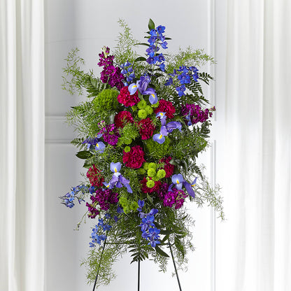 Heavenly Skies Standing Spray –  Colonial Floral Fascinations, Georgetown SC
