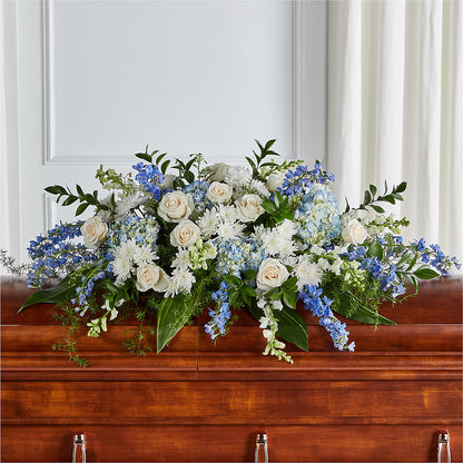Timeless Essence Casket Spray –  Colonial Floral Fascinations, Georgetown SC